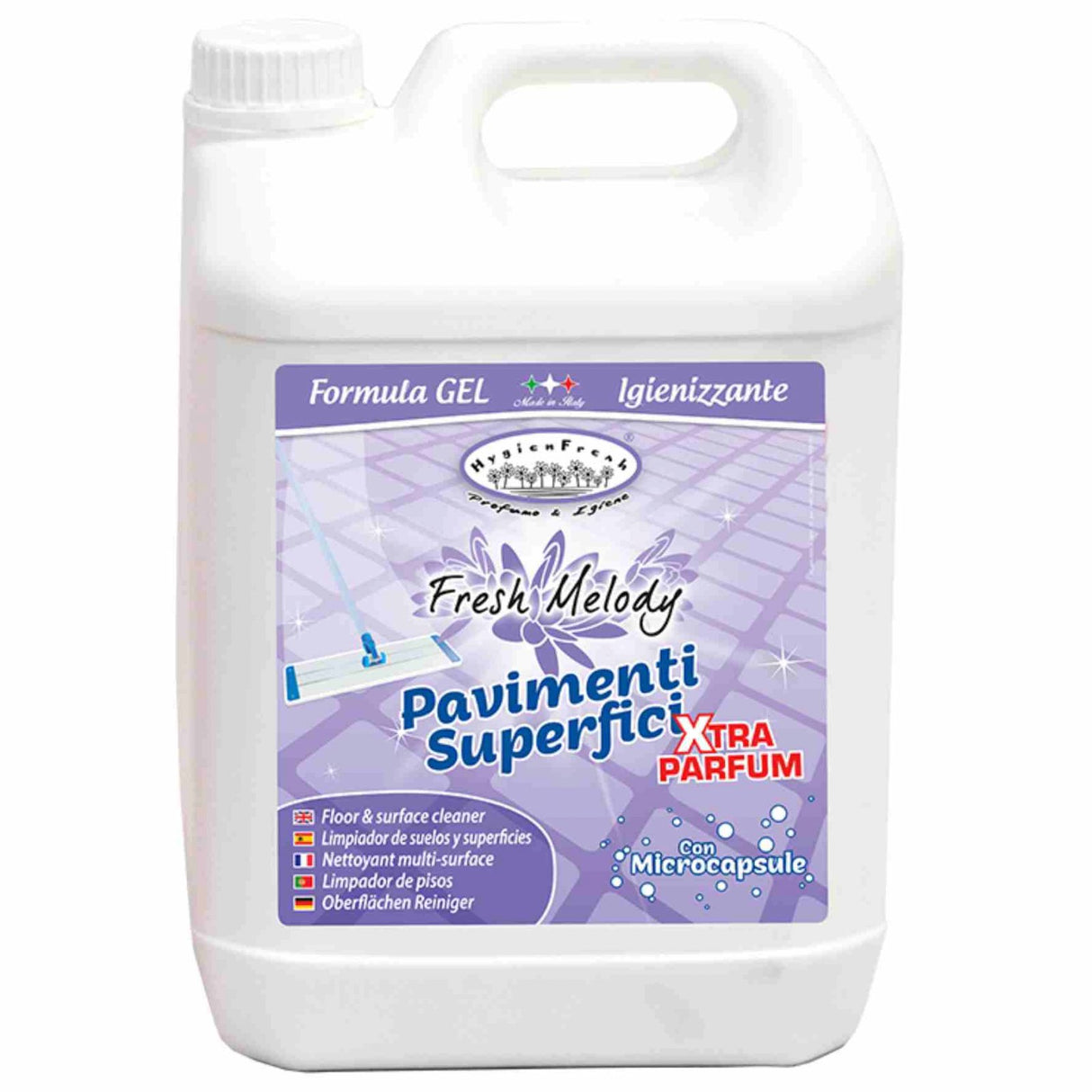 Detergent parfumat pt.pardoseli si multi-suprafete Fresh Melody 5l
