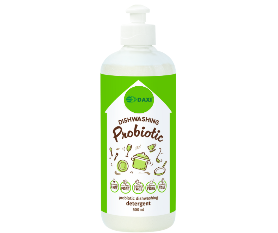 Detergent probiotic de vase, Kiwi, 500ml