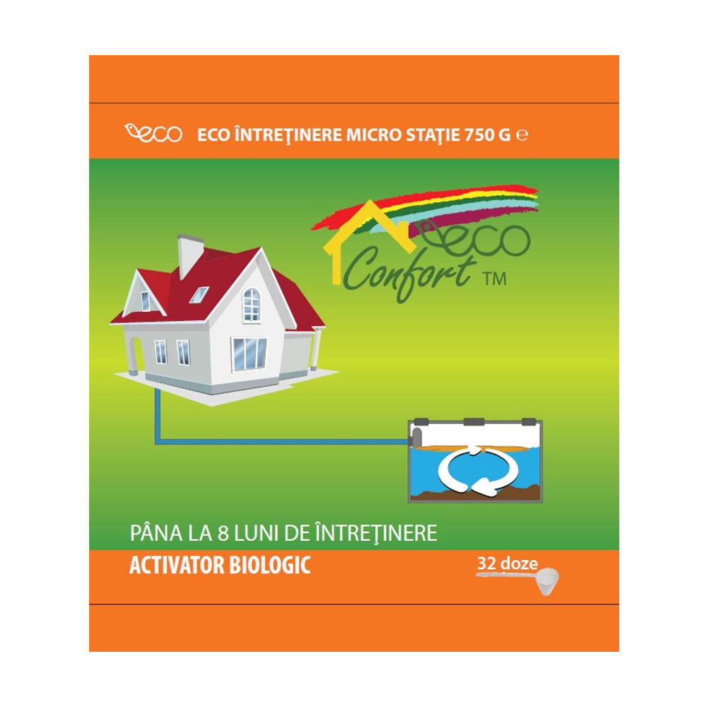 Activator biologic intretinere micro statie pentru tratarea apelor uzate900gr