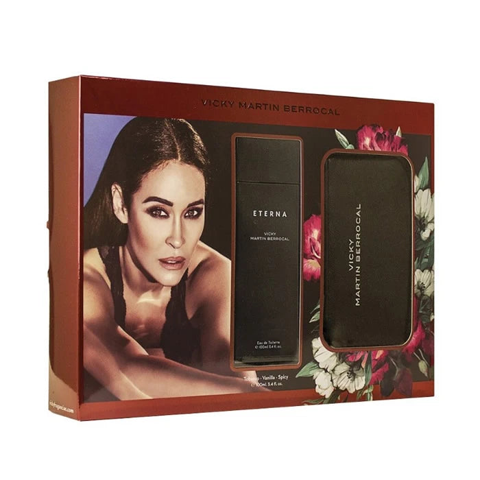 EDT Set dama Vicky Berrocal Eterna 100ml + portmoneu