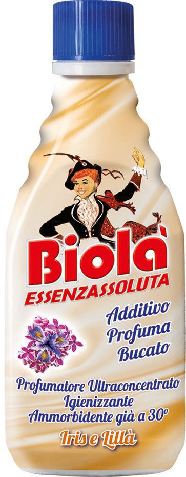 Esenta de parfum pentru rufe ultra concentrata si cu proprietati de balsam, Iris si Liliac,Biola,300 ml