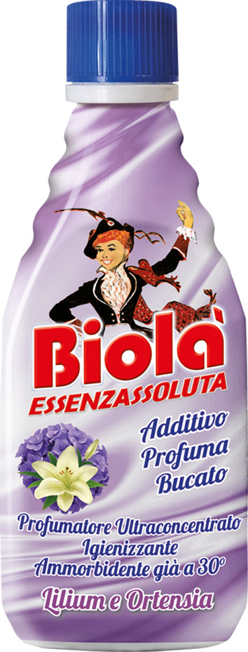 Esenta de parfum pentru rufe ultra concentrata si cu proprietati de balsam,Crin Alb si Hortensie,Biola,300 ml