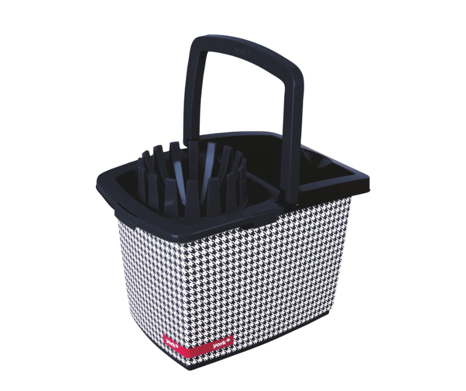 Galeata dreptunghiulara cu storcator 15L Pepita, York