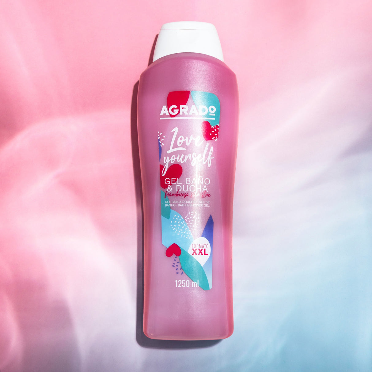Gel de dus cu aroma de zmeura Love yourself,1250ml