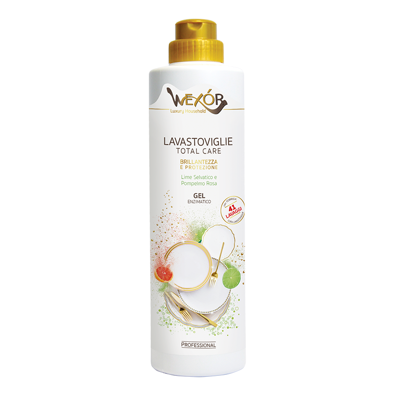 Gel enzimatic tripla actiune pentru masina de spalat vase 750ml