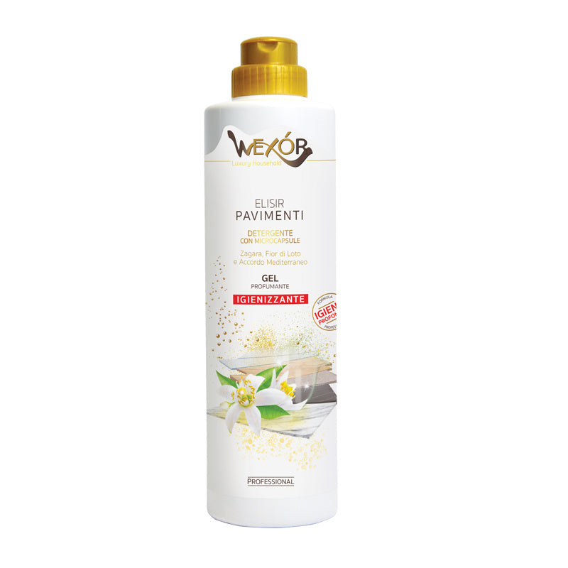 Gel pentru pardoseli igienizant si puternic parfumat Zagara,Lotus & Aroma Mediteraneana 750ml