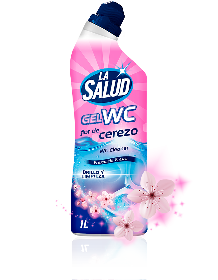 Gel curatare WC Flori de cires, 1L