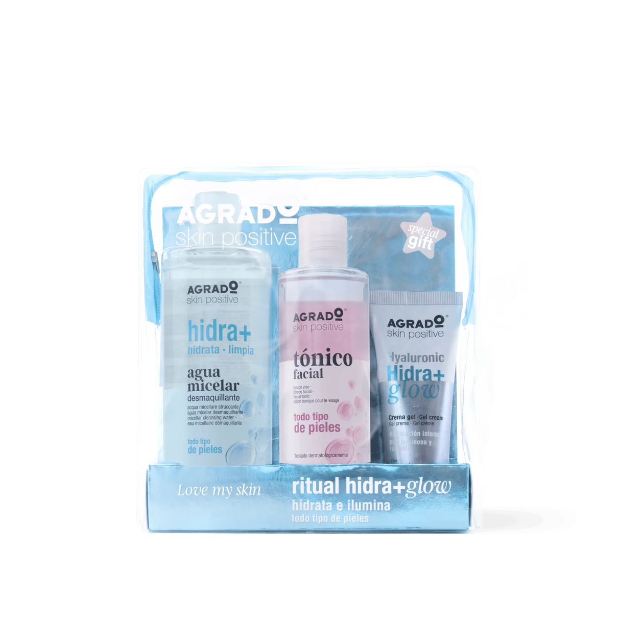 Kit de curatare faciala hidratanta Hidra