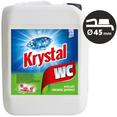 KRYSTAL WC Detartrant forte pentru ceramica cu protectie, verde 5l