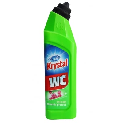 KRYSTAL WC Detartrant forte pentru ceramica cu protectie, verde 750ml