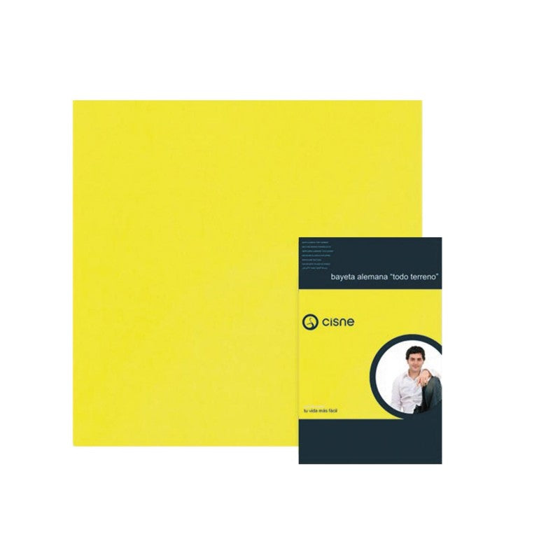 Lavetă multifunctionala germana, viscoză 32×40 cm, galbena