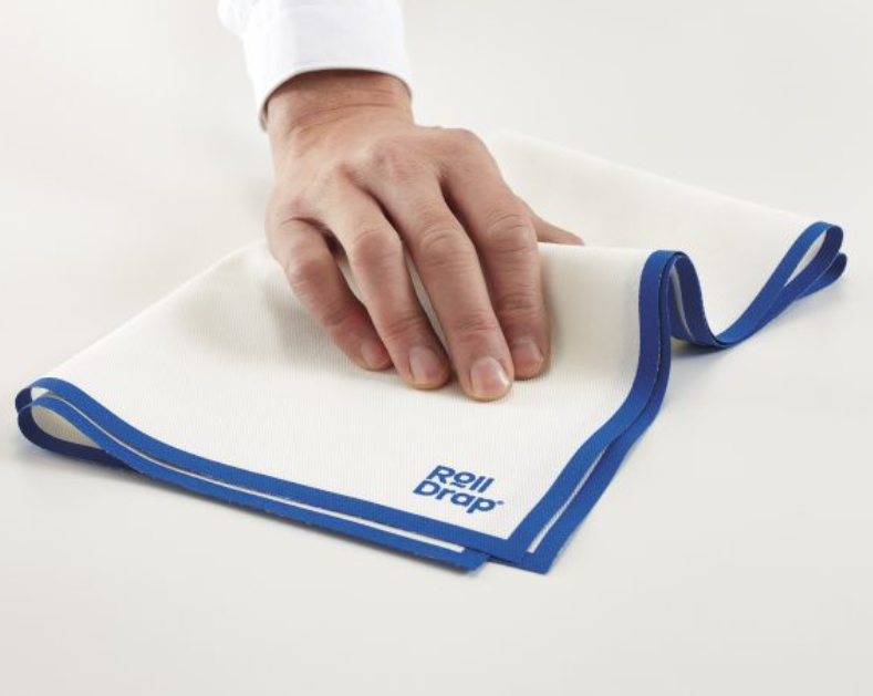 Laveta 100% bumbac, 40x64 cm, cu margini Albastre