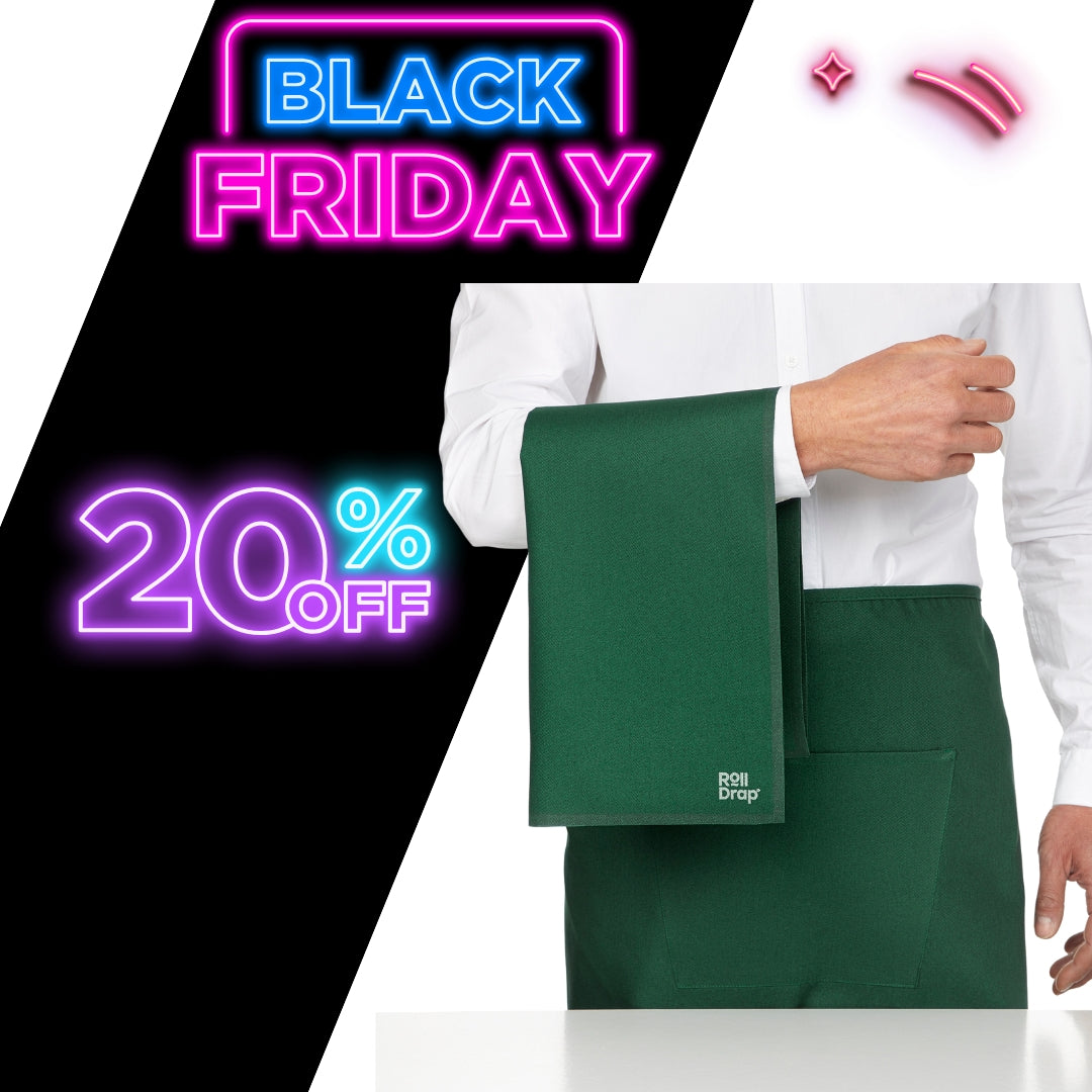 Laveta speciala de bucatarie, 100% bumbac, 40x64 cm, Verde - Roll Drap