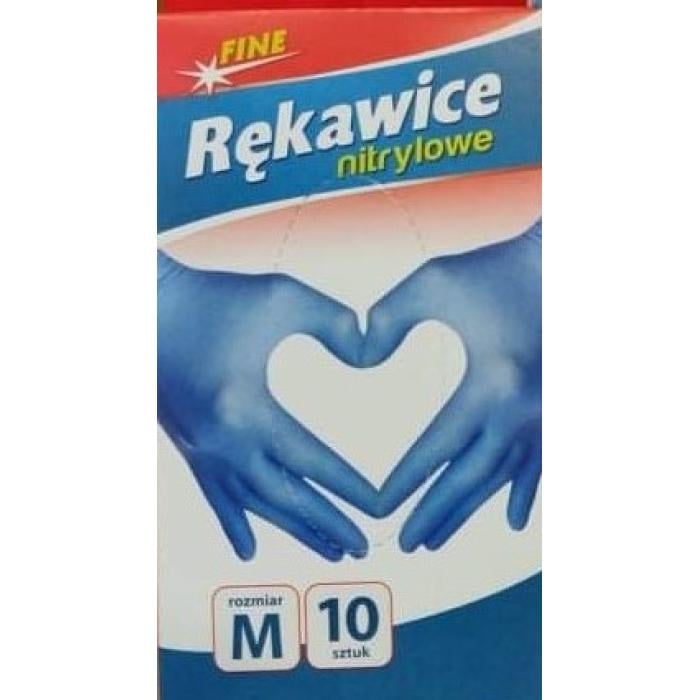 Manusi nitril marimea M, 10buc