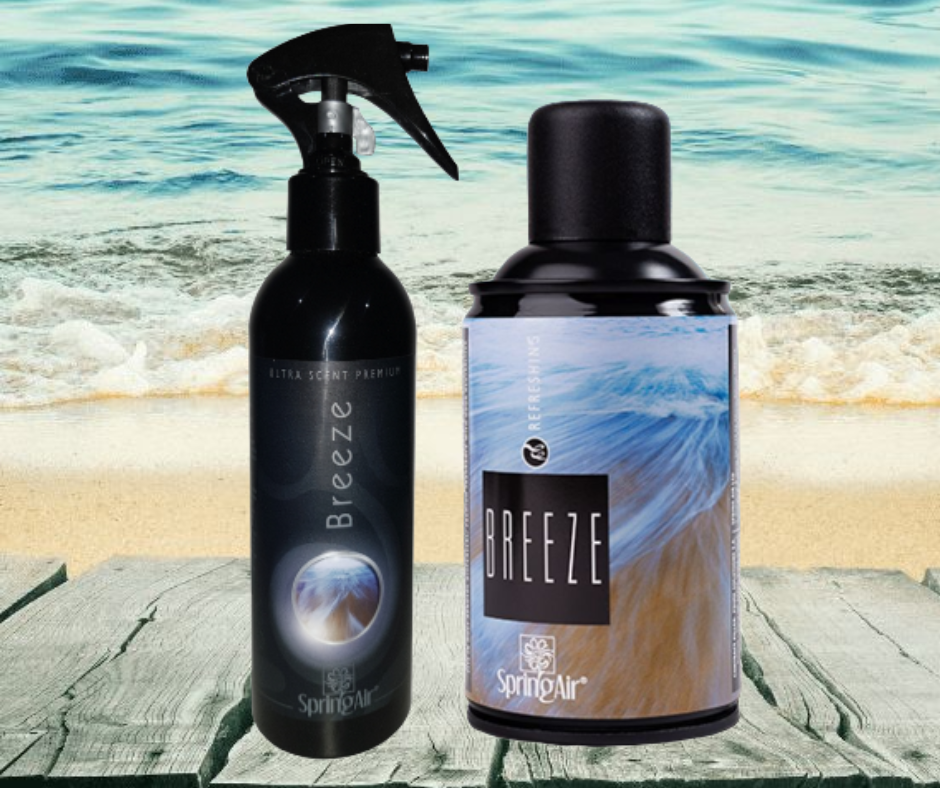 Pachet Odorizare Breeze -Rezerva odorizanta 250ml+Odorizant ambiental 200ml