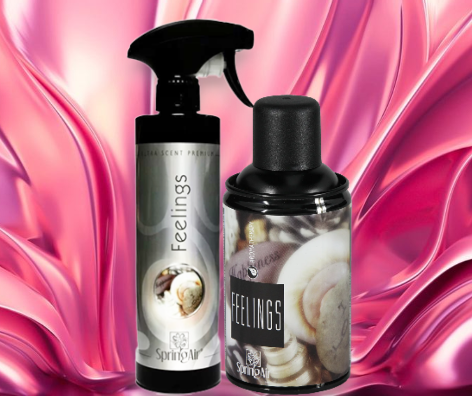 Pachet Odorizare Feelings -Rezerva odorizanta 250ml+Odorizant ambiental 500ml