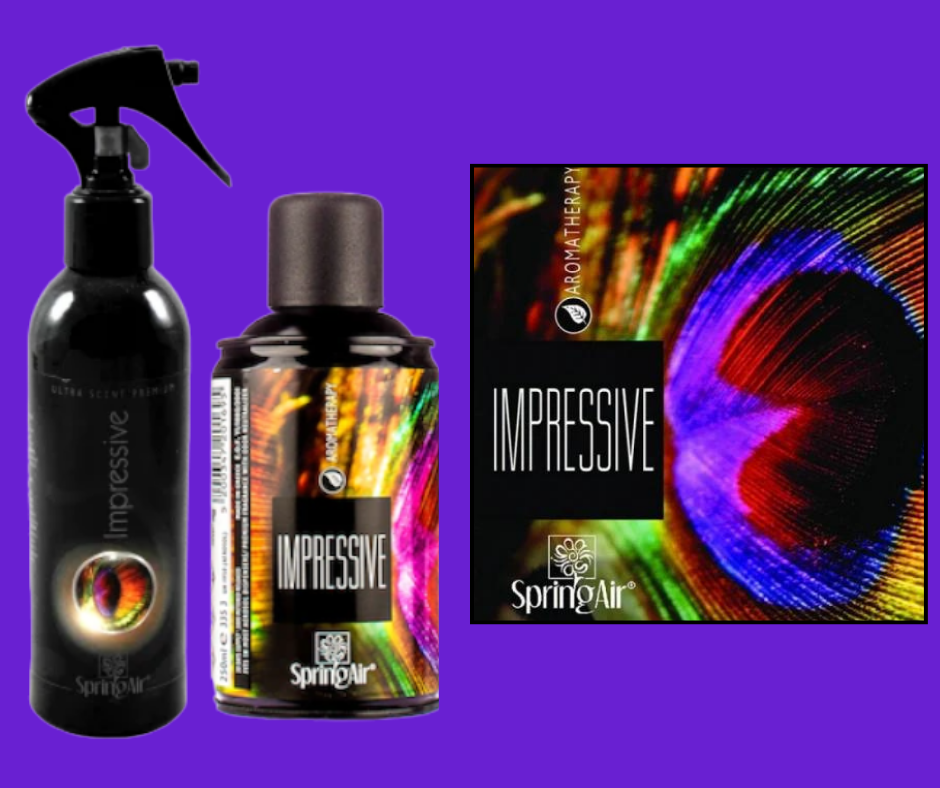 Pachet Odorizare Impressive -Rezerva odorizanta 250ml+Odorizant ambiental 200ml