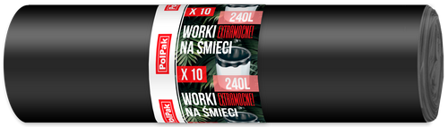 Saci menajeri negri 240L, super rezistenti 10/set