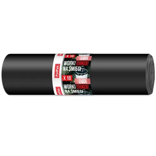 Saci menajeri negri 240L, super rezistenti 10/set
