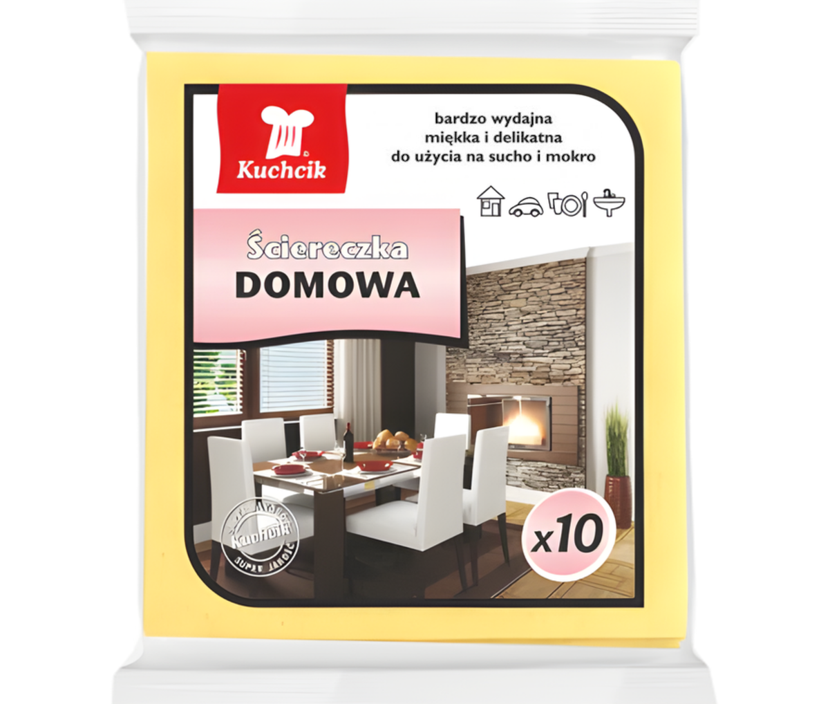 Set 10 lavete uscate universale,33x35cm