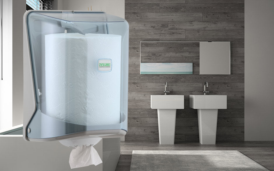 Dispenser rola prosop derulare centrala-midi,transparent OG1T