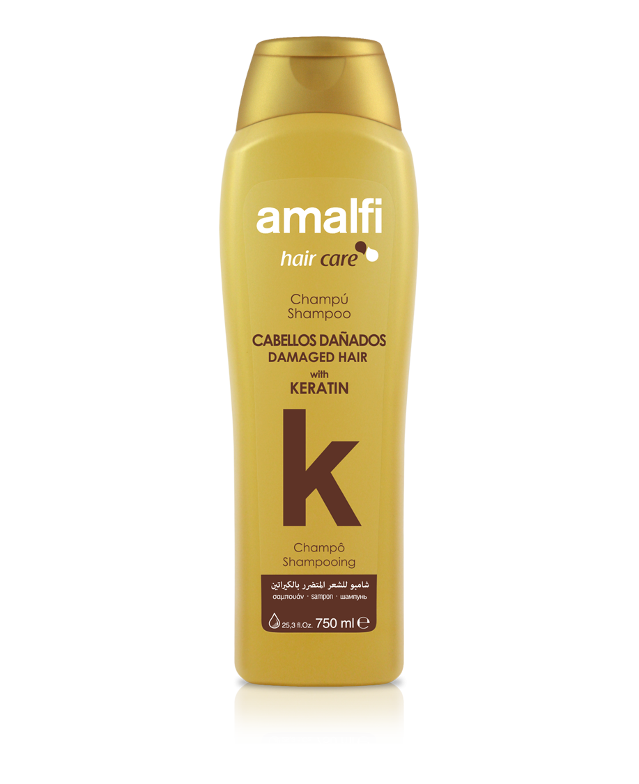 Sampon pentru par deteriorat cu keratina Argan 750ml