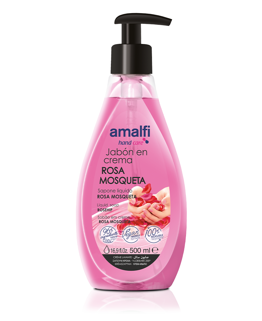 Sapun lichid cu pompita, Trandafir, 500ml