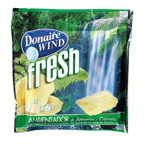 Set 12 buc odorizant tablete pentru dulap si sertar, Fresh, Donaire