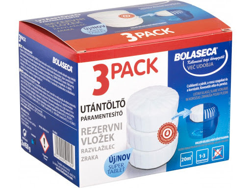 Set 3 rezerve absorbante de umiditate, 3x450g