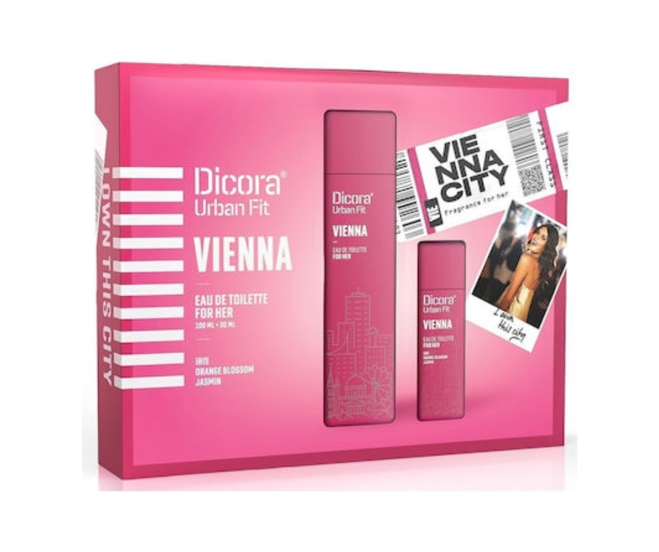 Set apa de toaleta pentru femei, Viena 100 ml+ 30 ml