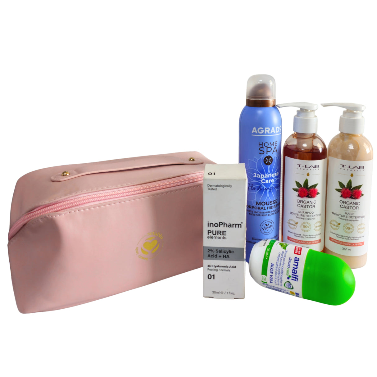 Set cadou borseta dama roz nr. 23