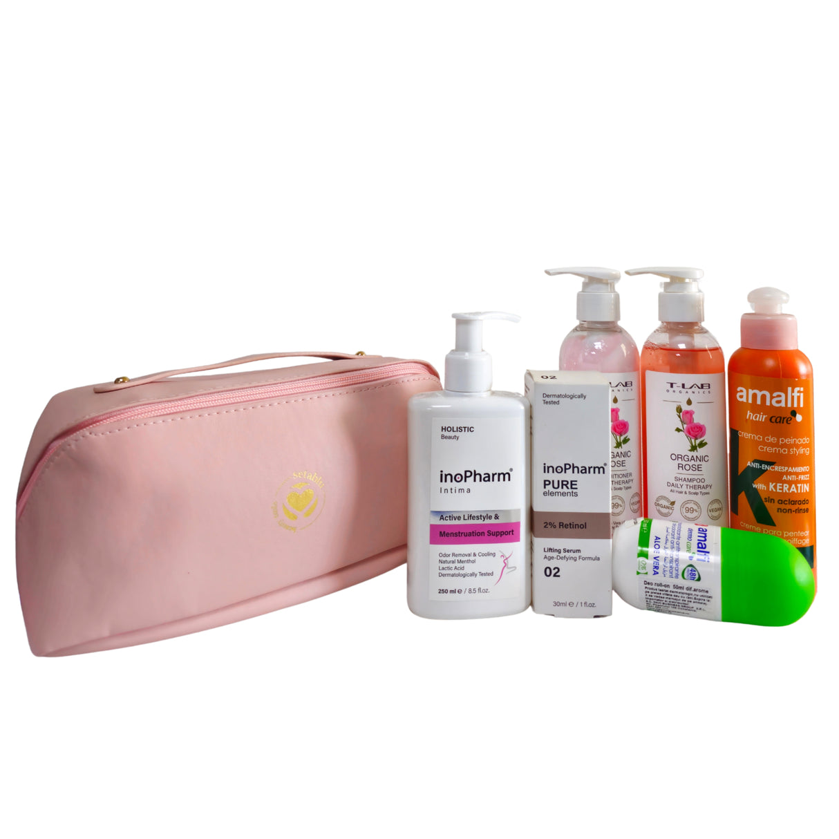 Set cadou borseta dama roz nr. 27