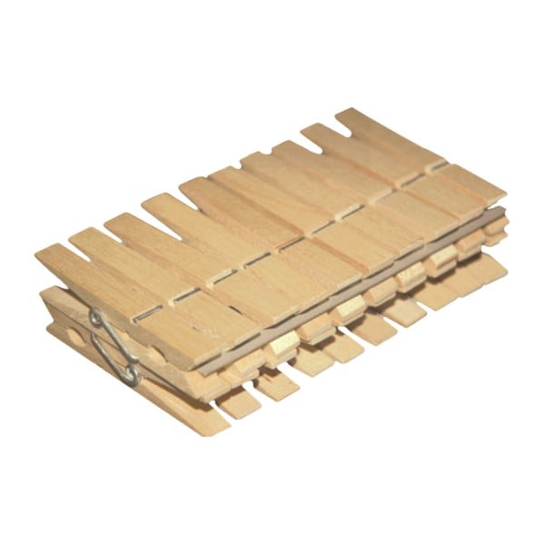 Carlige din lemn pentru rufe ECO,20buc/set