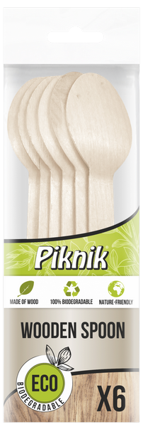 Set ECO Picnic biodegradabil 6 linguri