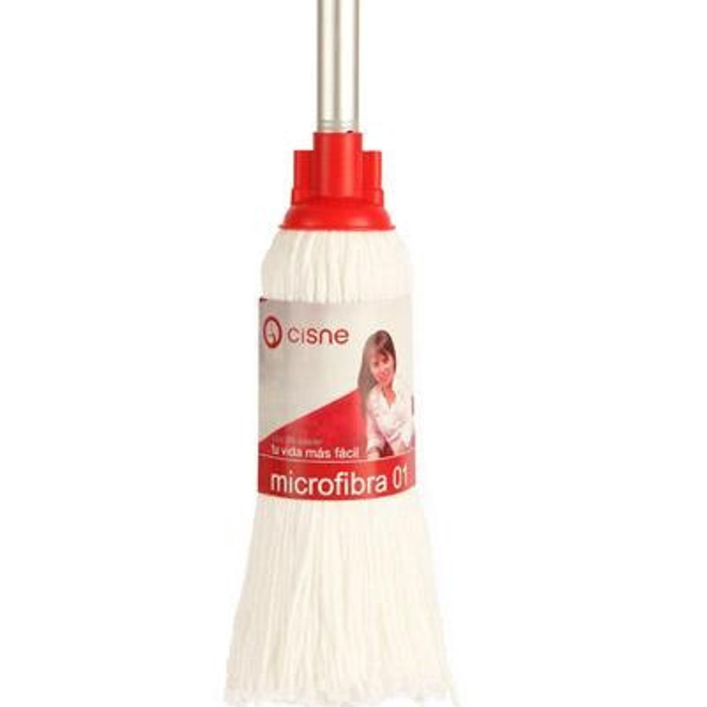 Set mop din microfibra, alb, Eco, Nr. 1,150g + Laveta microfibra