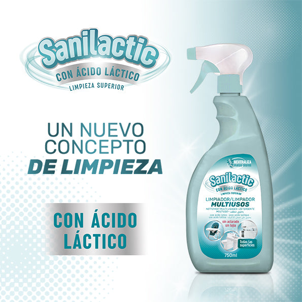 Solutie pentru curatat multisuprafete cu acid lactic ,750ml