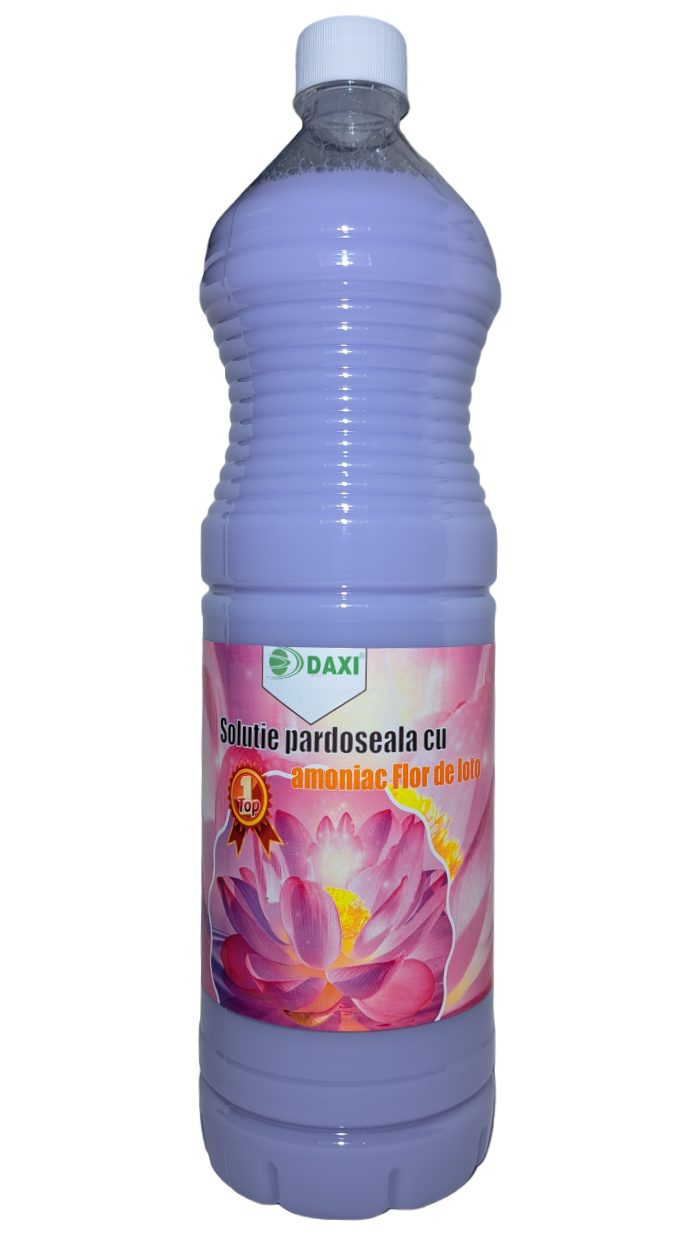 Solutie pentru pardoseala cu amoniac Flori de lotus, 1.5L