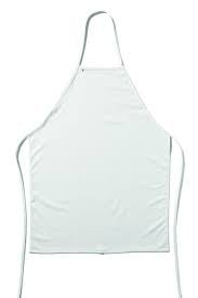 Sort impermeabil pentru industria alimentara din bumbac, plastifiat, 75x90 Alb