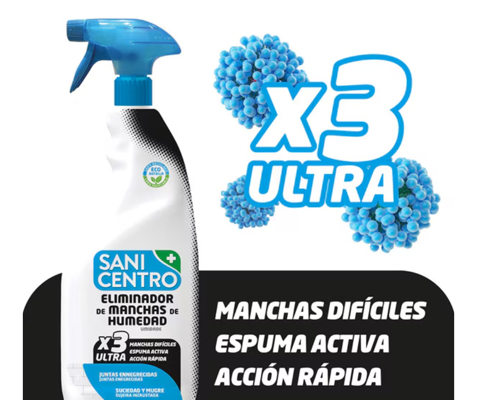 Spray pentru indepartarea petelor cauzate de umezeala cu Eucalipt, 750 ml