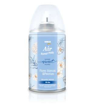 Spray odorizant pentru camera tip Air Wick, Flori albe și Bujori 335cc