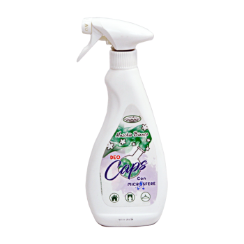 Spray parfumat pentru ambient si tesaturi DeoCaps Mosc Alb 500ml