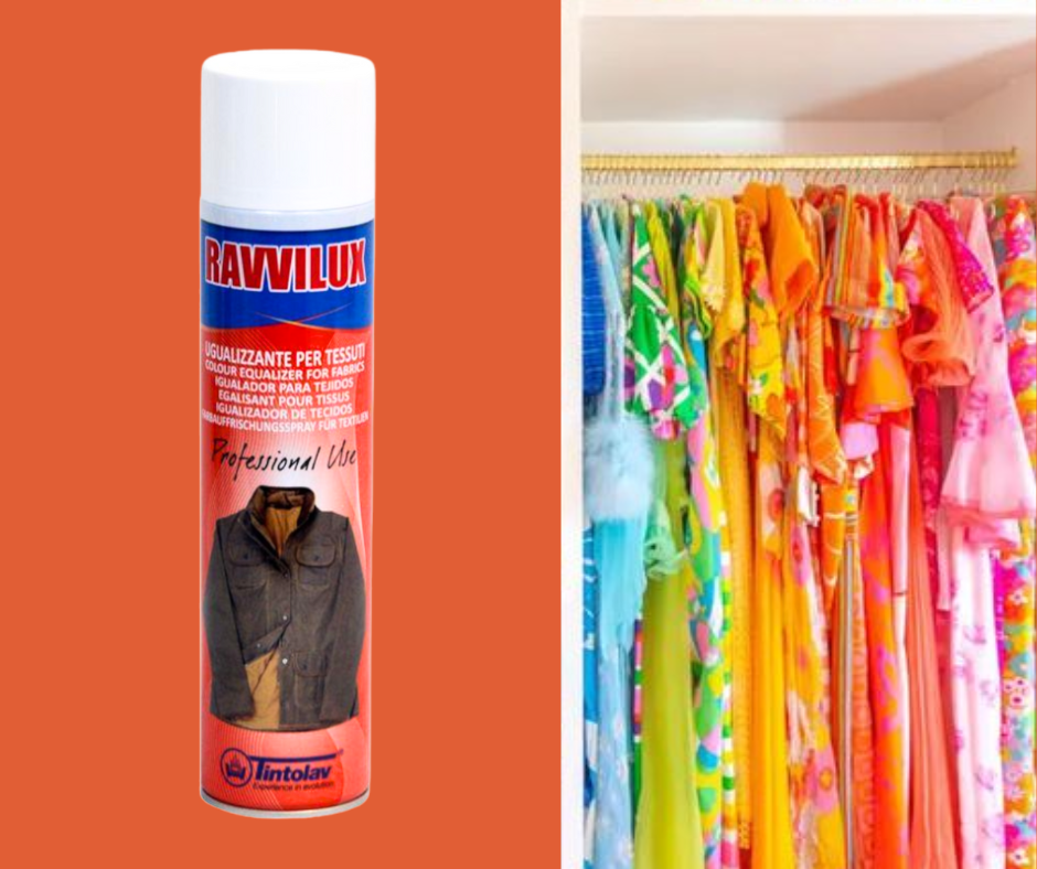 Spray revigorant culoare tesaturi, Ravvilux, 600ml