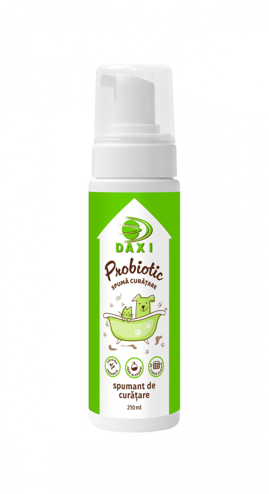 Spuma de curatare probiotica pentru animale de companie, 210ml