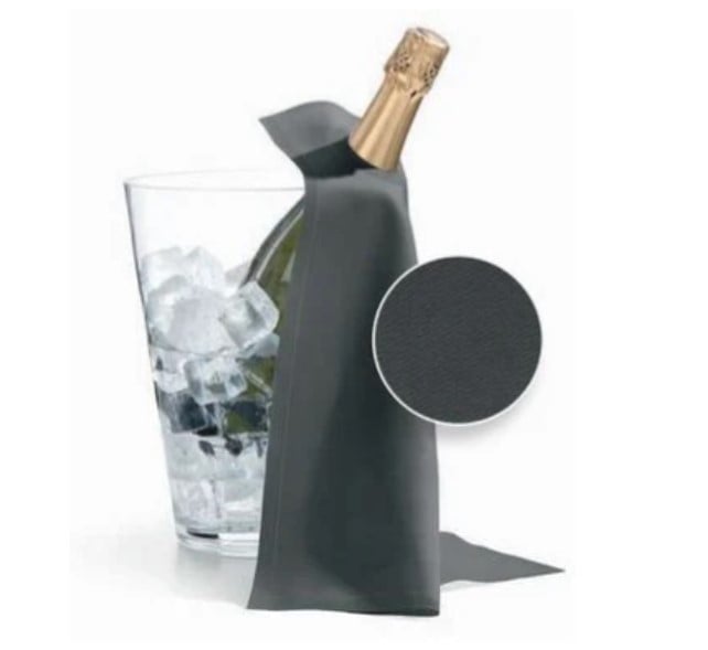 Suport din bumbac pentru sticle de vin 40x40, 12 buc, Gri Antracit