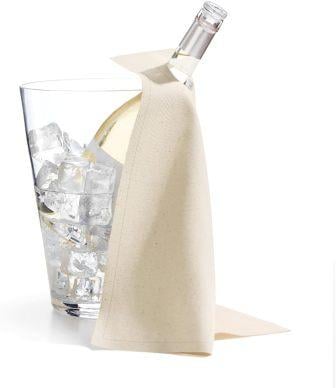Suport din bumbac pentru sticle de vin 40x40, Natural