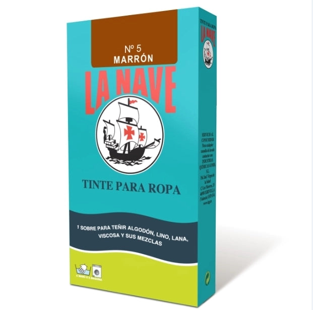 Vopsea pentru materiale textile, La Nave, Maro 20 g