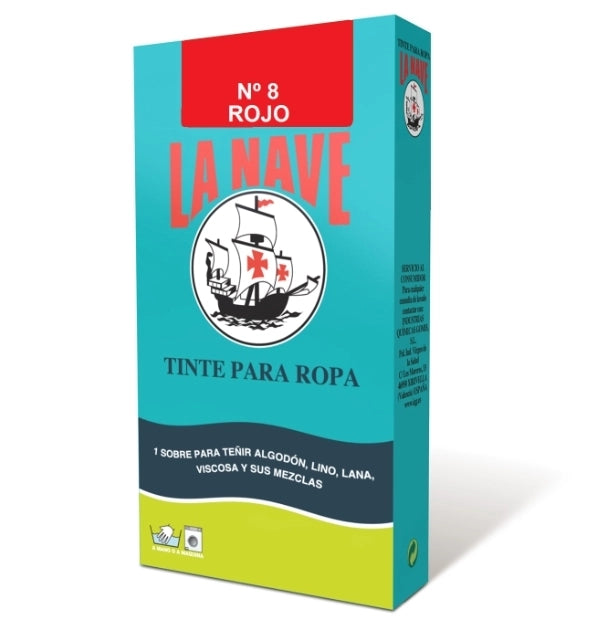 Vopsea pentru materiale textile, La Nave, Rosu 20 g