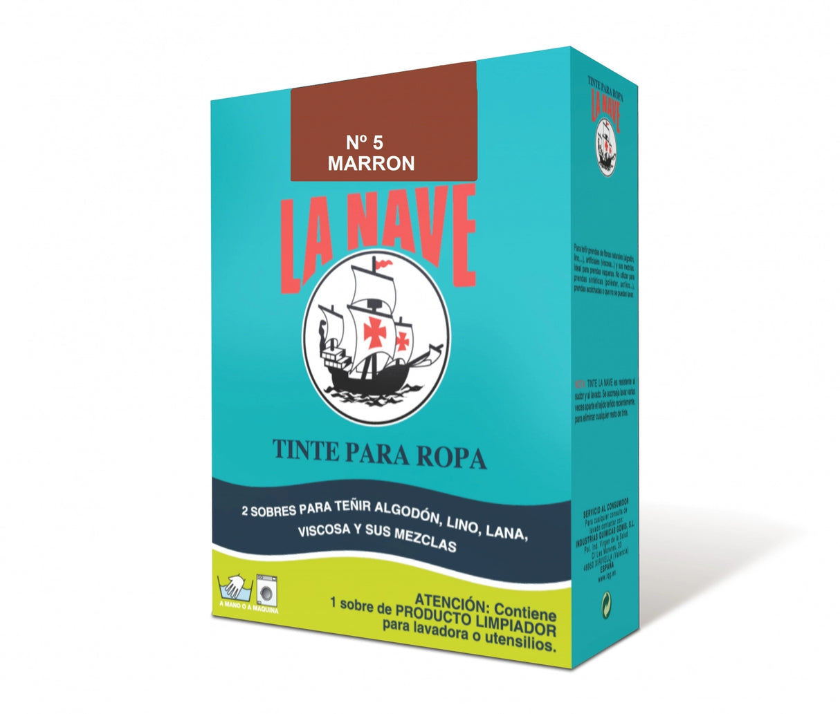 Vopsea pentru materiale textile, La Nave, 2x20g