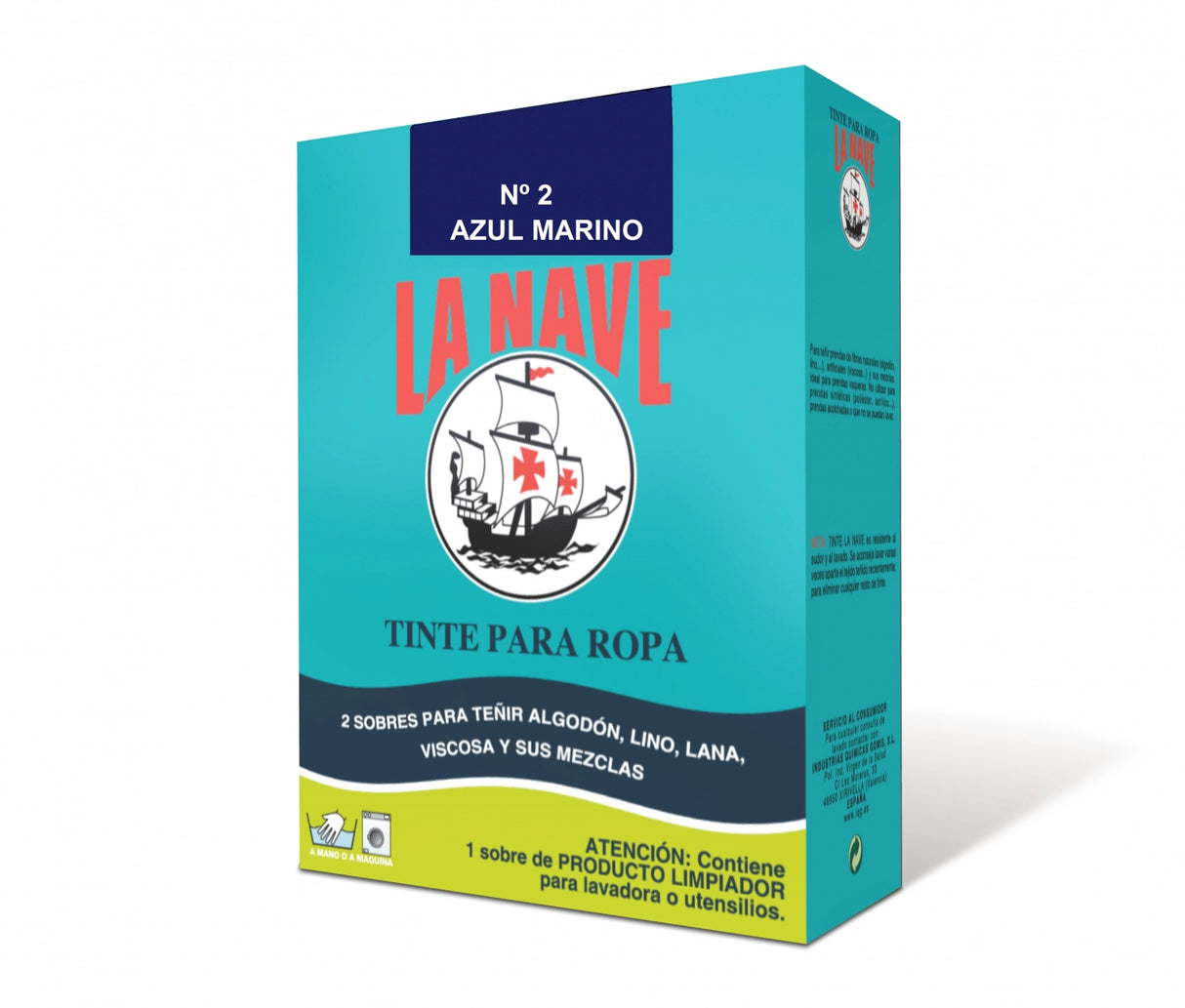 Vopsea pentru materiale textile, La Nave, 2x20g